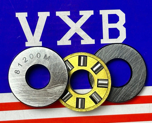 81200M Cylindrical Roller Thrust Bearing 10x26x11mm - Bronze Cage