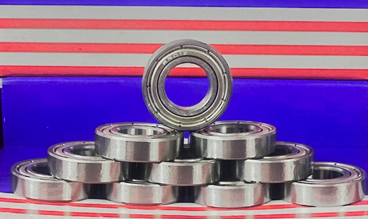 10-Pack 61901ZZ 12x24x6mm Double Shielded Bearing