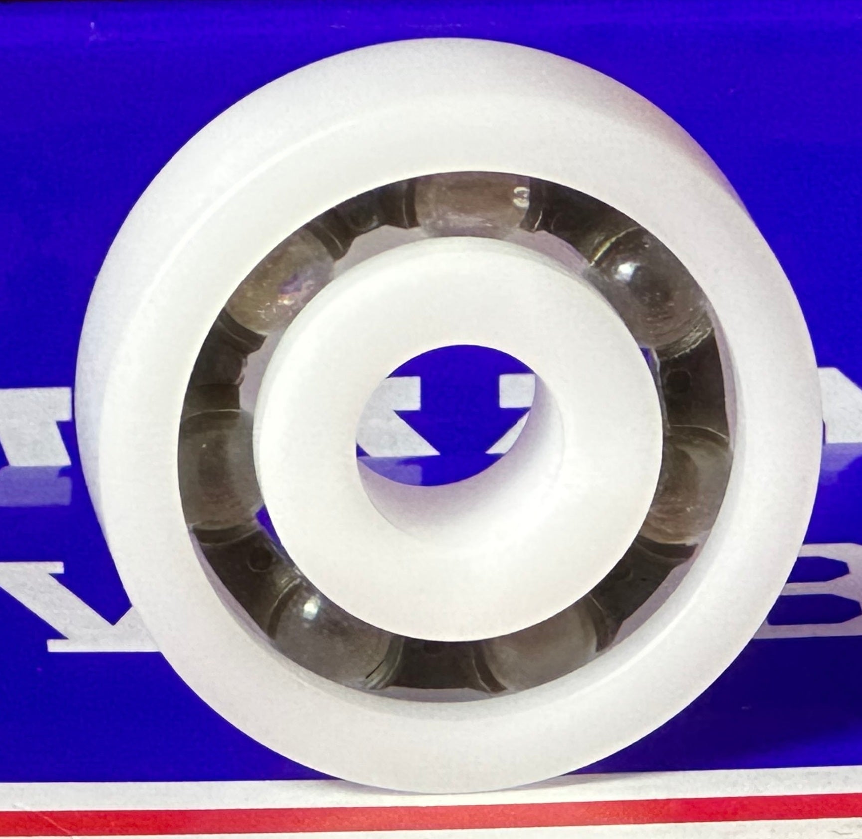 Acetal/POM Plastic Bearing 6300 - Glass Balls - 10x35x11mm