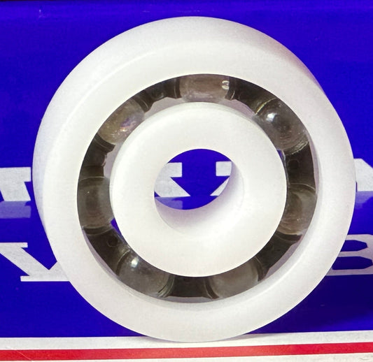 Acetal/POM Plastic Bearing 6300 - Glass Balls - 10x35x11mm