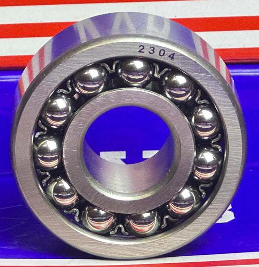 2304 Self Aligning Ball Bearing 20x52x21mm