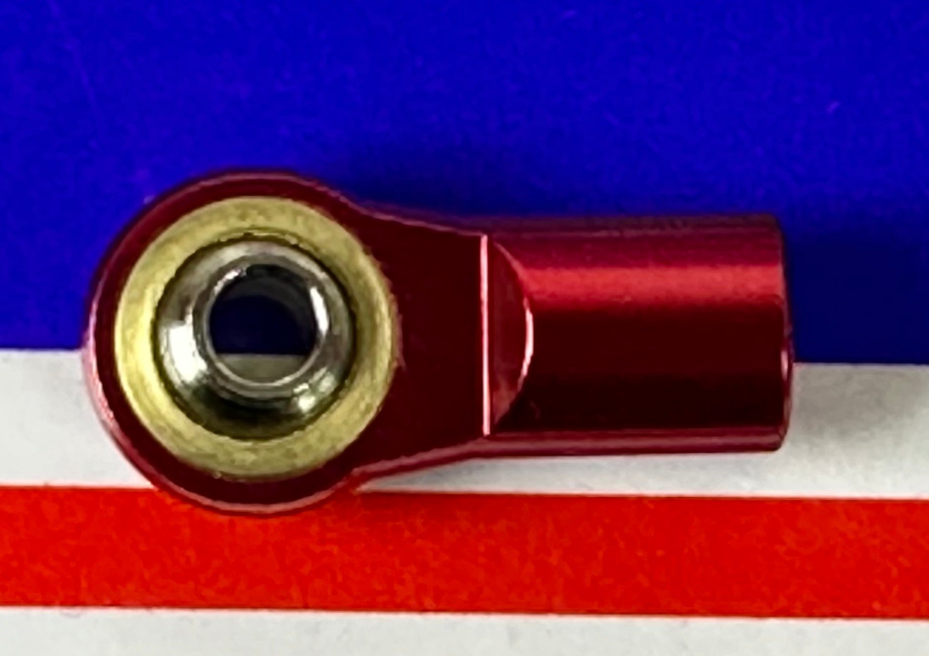 Female Rod End 4mm Red PHS4 Right Hand Mini Heim Joint