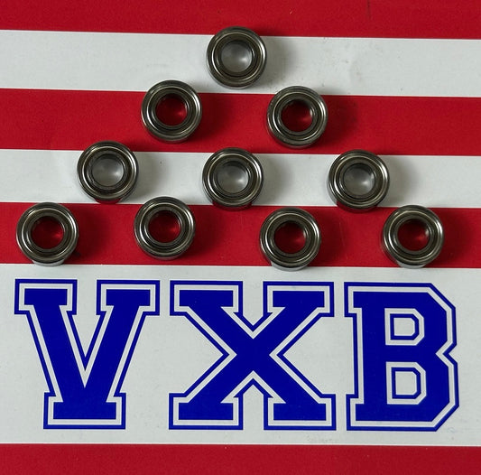 10-Pack Miniature Ball Bearings - 6x12x4mm - Double Shielded