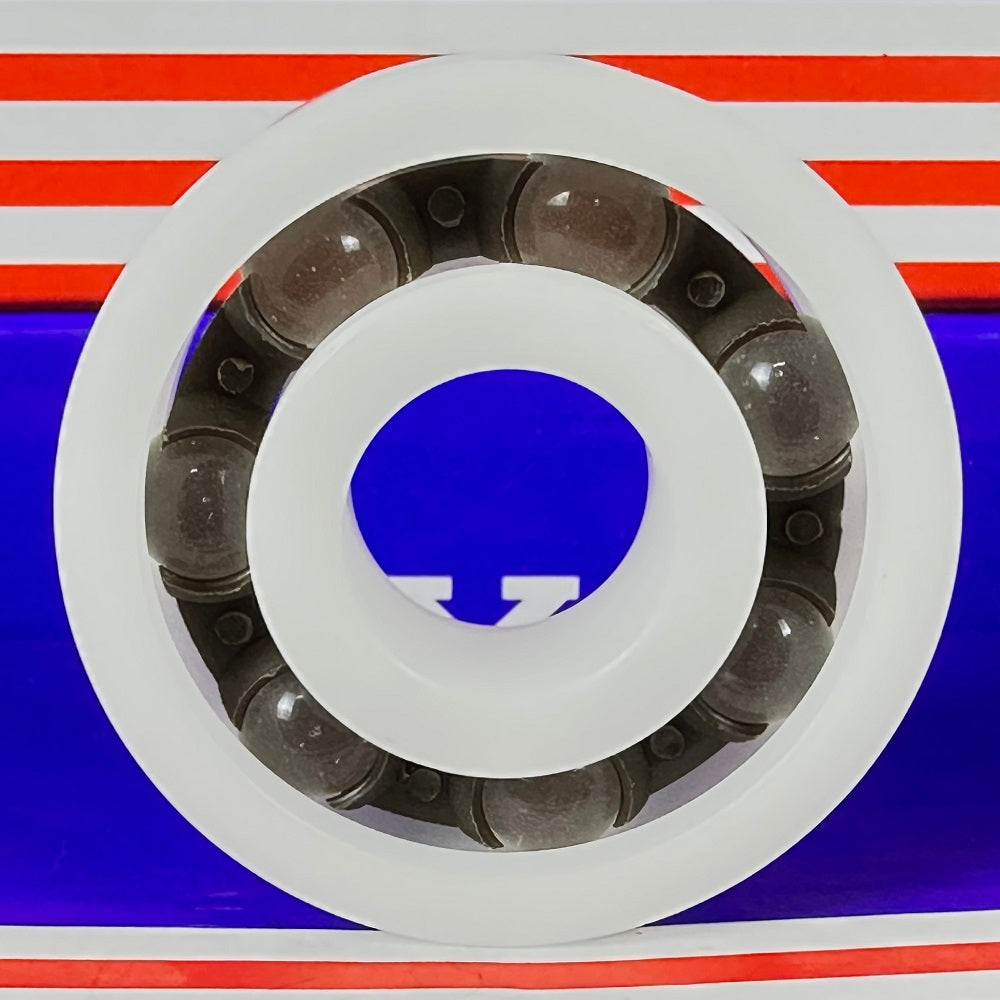 Acetal/POM Plastic Bearing 6303 - Glass Balls - 17x47x14mm
