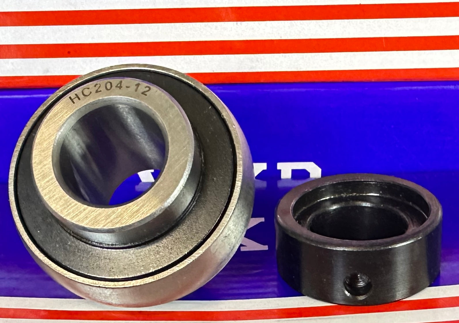 HC204-12 Bearing Insert - eccentric collar 3/4 Inch Mounted