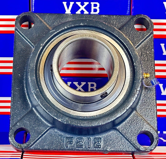 2 7/16 Inch Bearing UCF212-39 + 4-Bolt Flanged Housing Mounted
