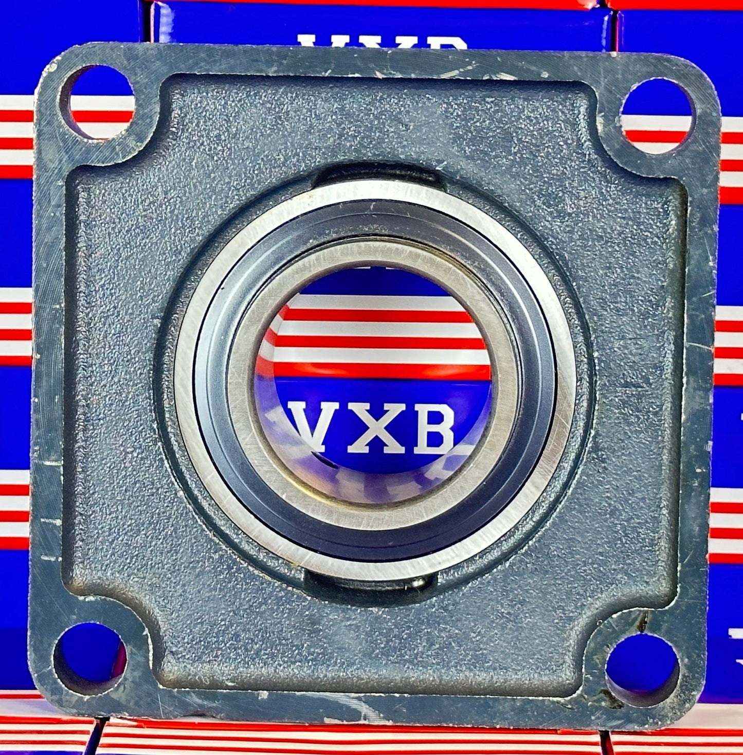 2 7/16 Inch Bearing UCF212-39 + 4-Bolt Flanged Housing Mounted