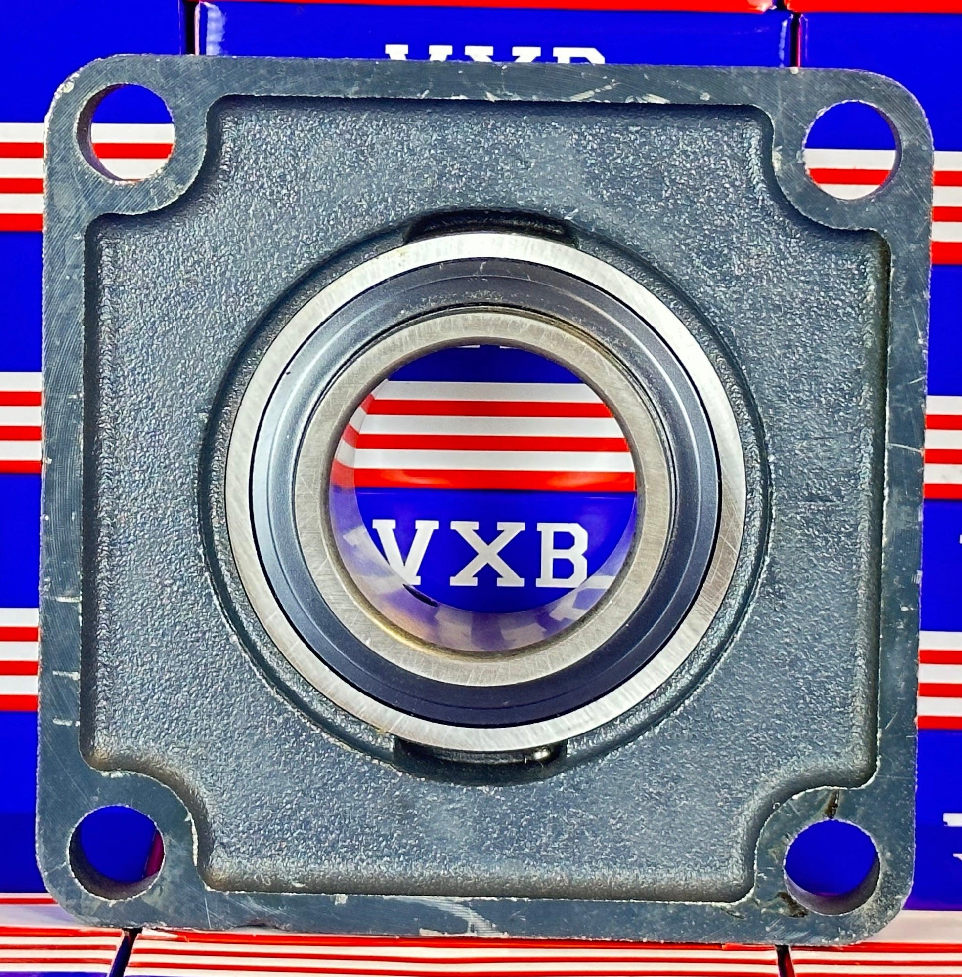 2 7/16 Inch Bearing UCF212-39 + 4-Bolt Flanged Housing Mounted