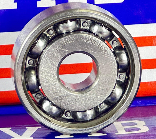 2 Ball Bearing 12x40x12 Open
