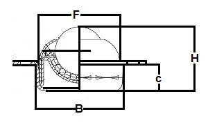 2 Holes Flange Ball Transfer Unit Mounted Surface Bearing