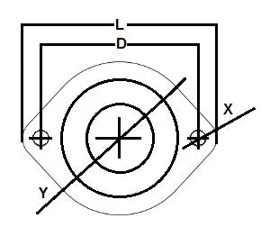 2 Holes Flange Ball Transfer Unit Mounted Surface Bearing