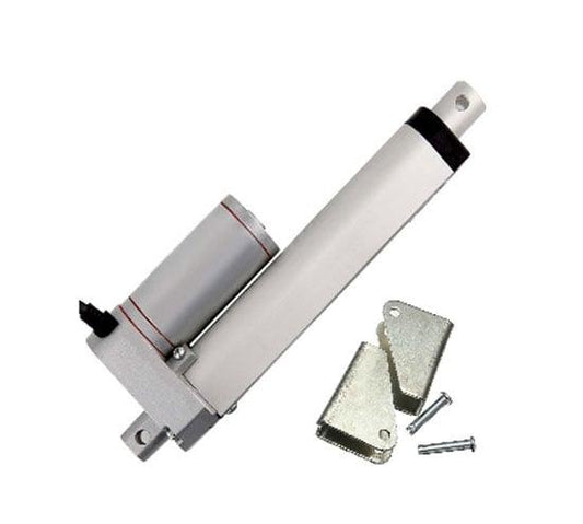 2 Inch Stroke 1000N 225 lbs DC 12 Volt Linear Actuator - Brackets