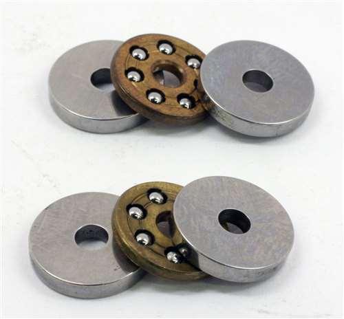 2-Pack 2x6mm Thrust Ball Bearings 2x6x3mm Miniature