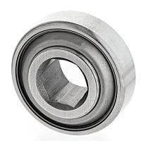 204KPP2 Agricultural Machinery bearing - Two Triple lip Seals & Hex bore
