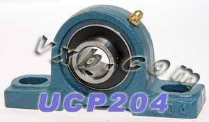 20mm Bearing UCP-204 + Pillow Block Cast Housing Mounted Bearing
