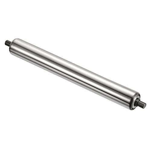 Gravity Conveyor Roller 1.5" Diameter x 16" Length - Stainless Steel