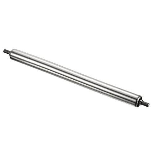Gravity Conveyor Roller - 1" Diameter x 16" Length - Stainless Steel