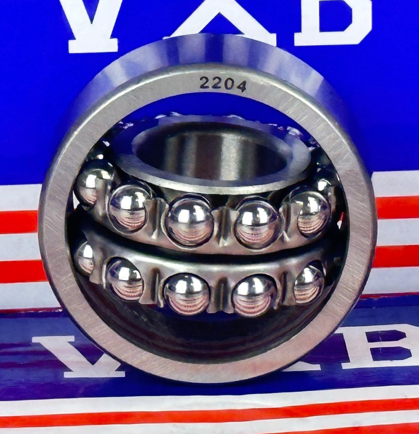 2204 Self Aligning Ball Bearing 20x47x18mm