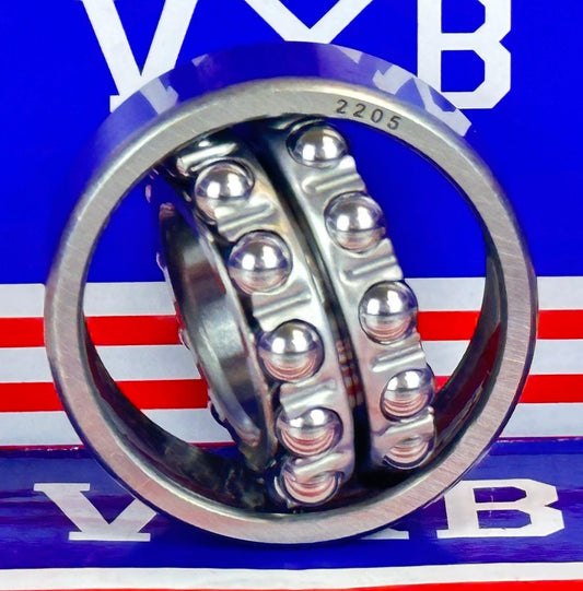 2205 Self Aligning Ball Bearing 25x52x18mm