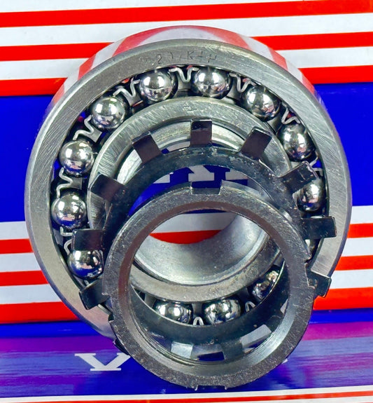 2207K+H Tapered Self Aligning Ball Bearing - Adapter Sleeve 30x72x23mm