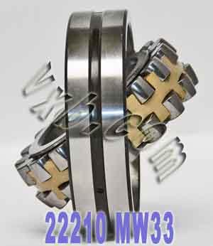 22210 MW33 Spherical Roller Bearing 50x90x23 Spherical Bearing