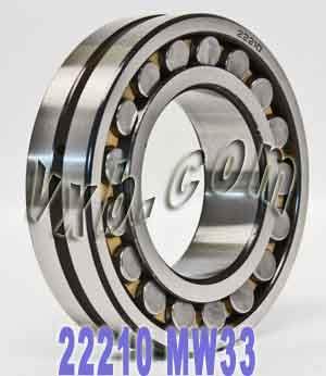 22210 MW33 Spherical Roller Bearing 50x90x23 Spherical Bearing