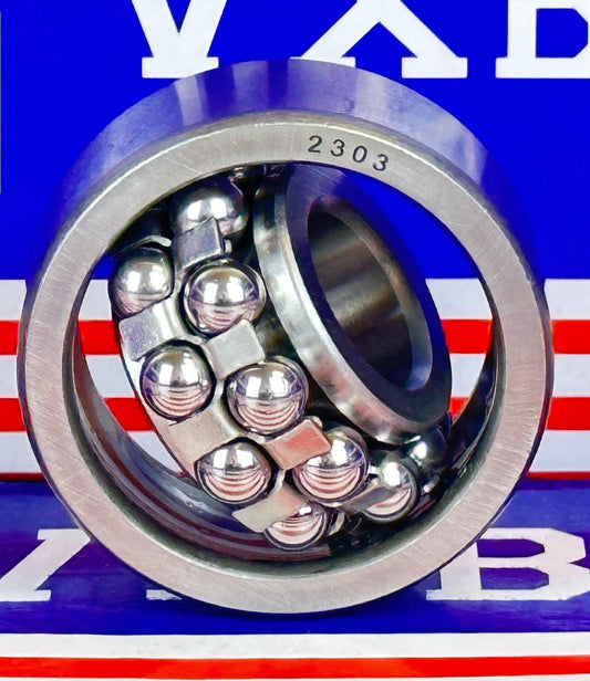 2303 Self Aligning Ball Bearing 17x47x19mm
