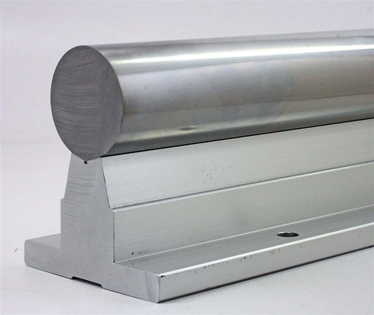 25mm 120" Aluminum Supported Rail Guideway Linear Motion System