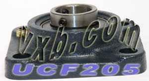 25mm Bearing UCF205 + Square Flanged Cast Housing Mounted Bearing