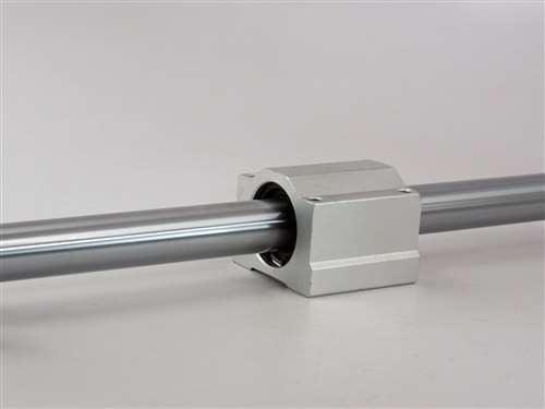 25mm CNC Router 60 Shaft w/Block & Bearing Linear Motion
