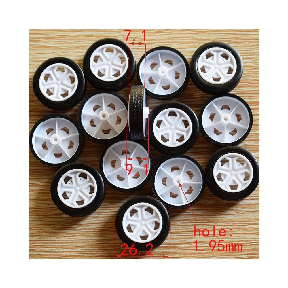 26.2mm Rubber Wheel Tire for Toy Cars 42Q