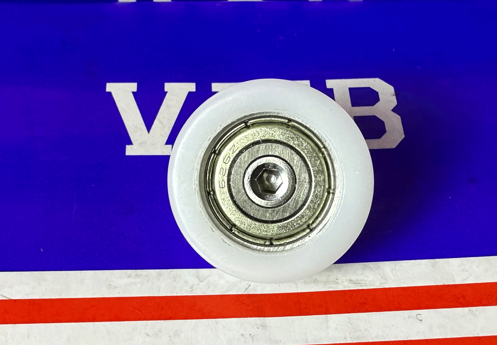 POM8x30x11ZZ C1 L8 M6 White Plastic Bearing 8x30x11 Shielded Bearing - POM White Tire & Stud