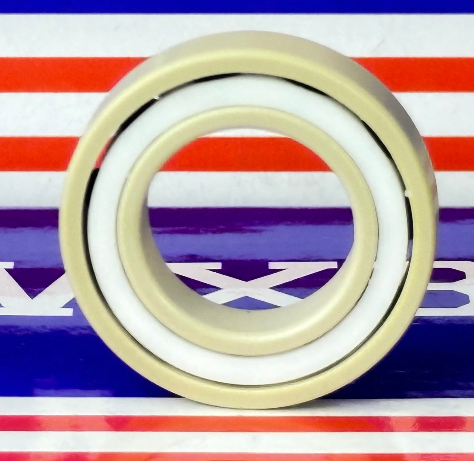 6903 PEEK Ball Bearing - Si₃N₄ Ceramic Balls - PTFE Cage - 17x30x7mm