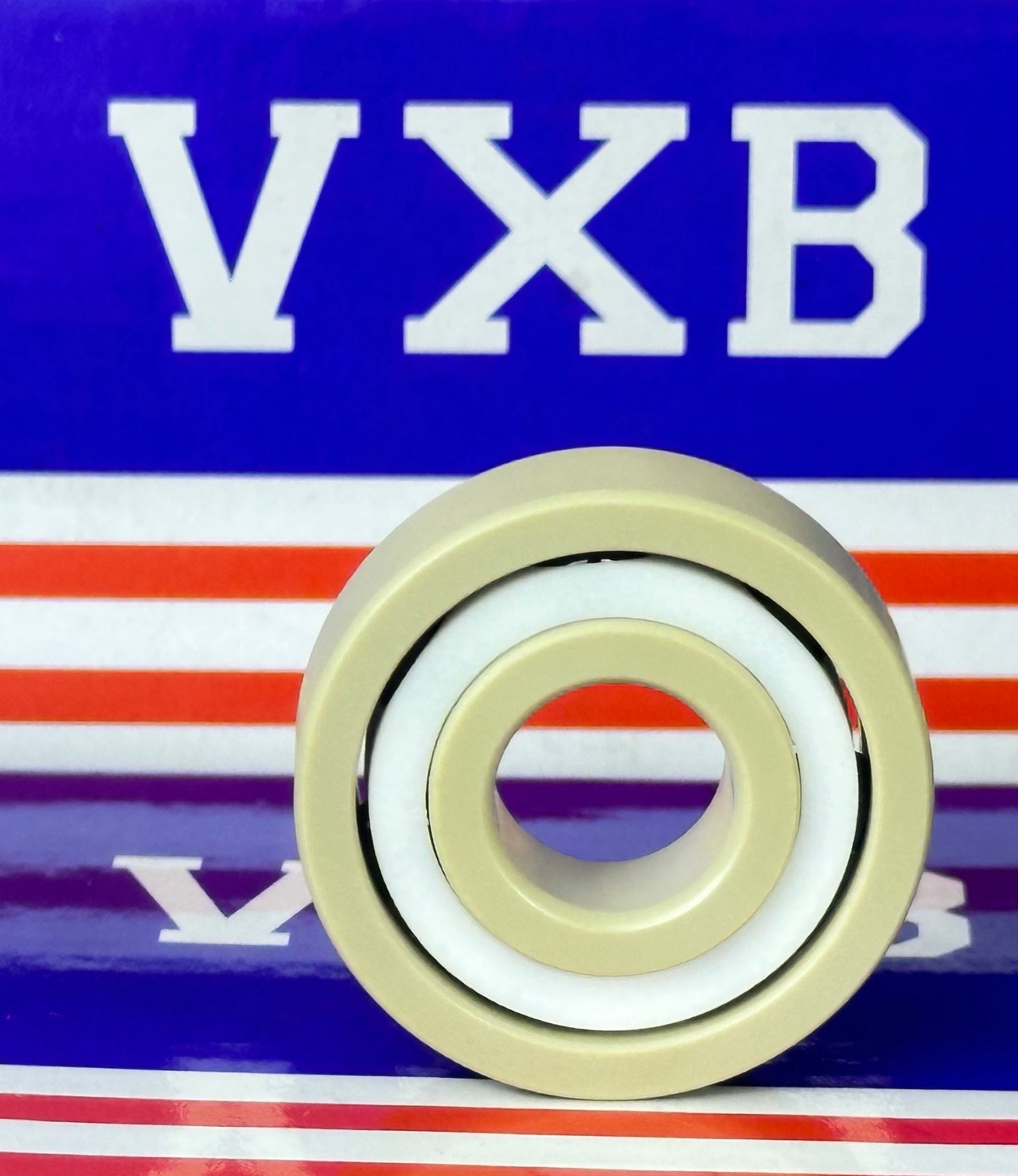 6201 PEEK Ball Bearing - Si₃N₄ Ceramic Balls - PTFE Cage - 12x32x10mm