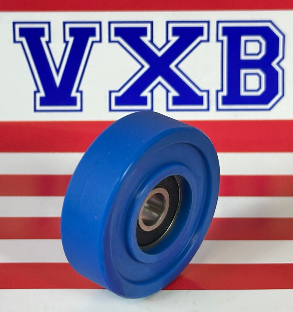 8x45x14mm Polyurethane Rubber roller wheel Bearing Sealed Miniature - tire