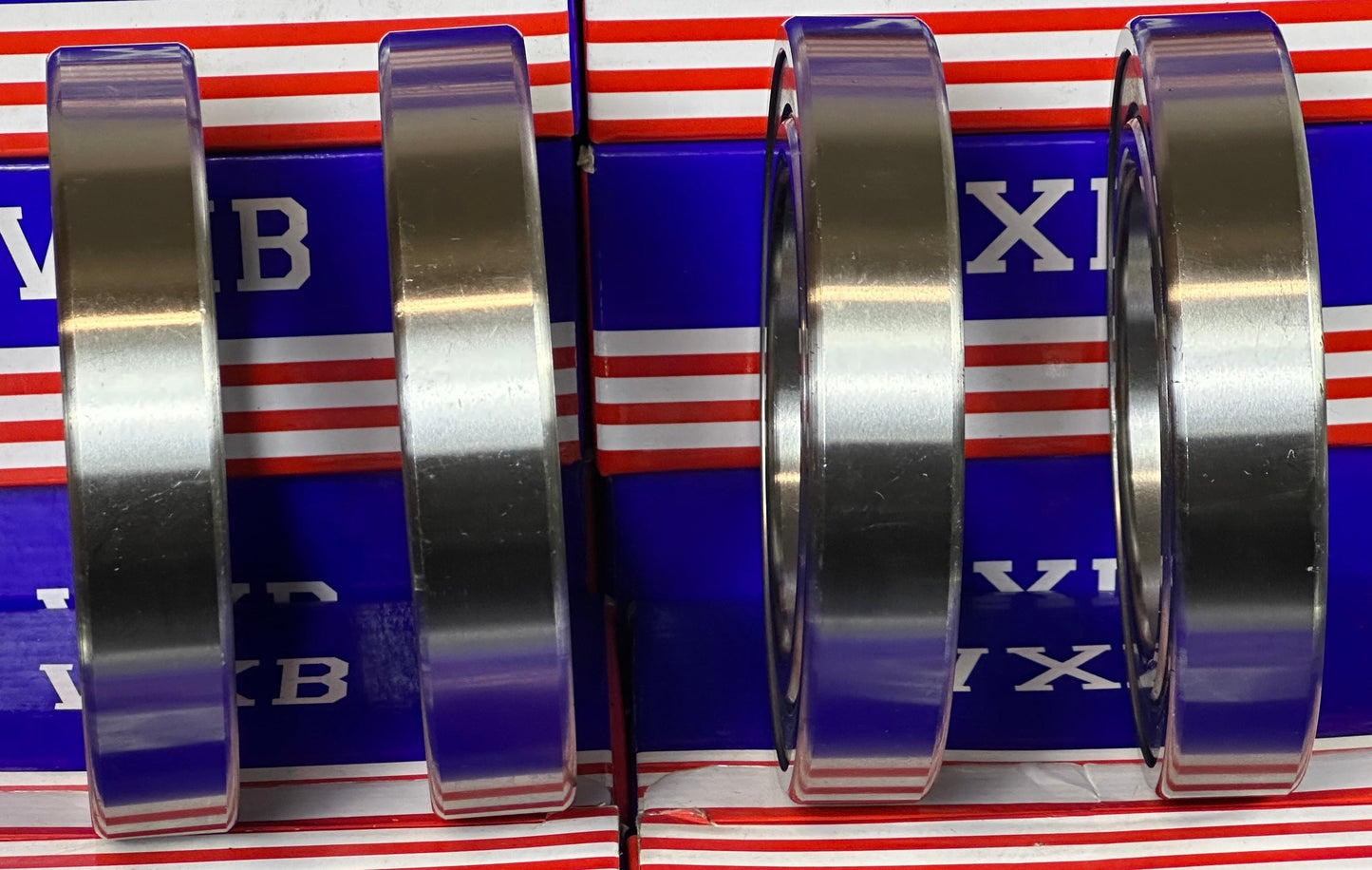 4-Pack 6014-2RS Sealed Bearings 70x110x20mm Ball Bearings Dual Sided Rubber Sealed