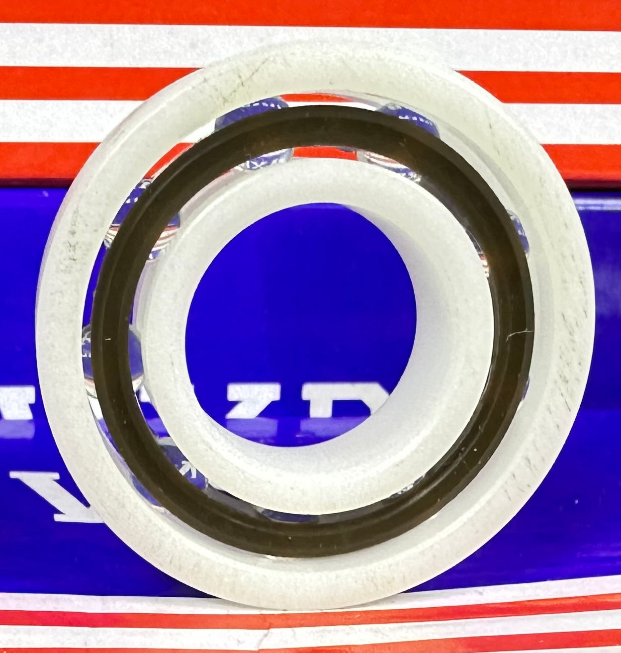 Acetal/POM Plastic Bearing 6004 - Glass Balls - 20x42x12mm