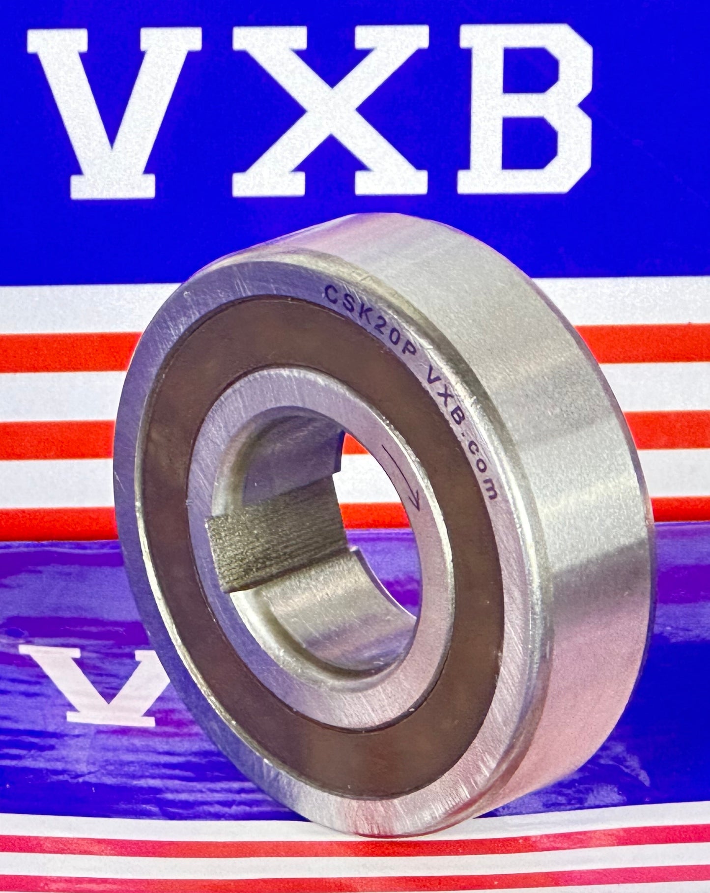 CSK20P One-Way Bearing Sprag Freewheel Clutch - One inner Ring Key-way