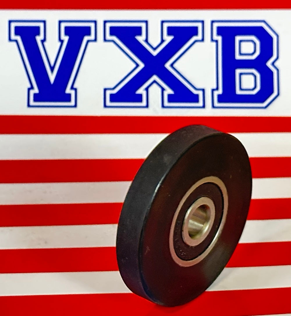 PU8X45X8-2RS PU Covered Bearing 8x45x8mm - Sealed - Miniature