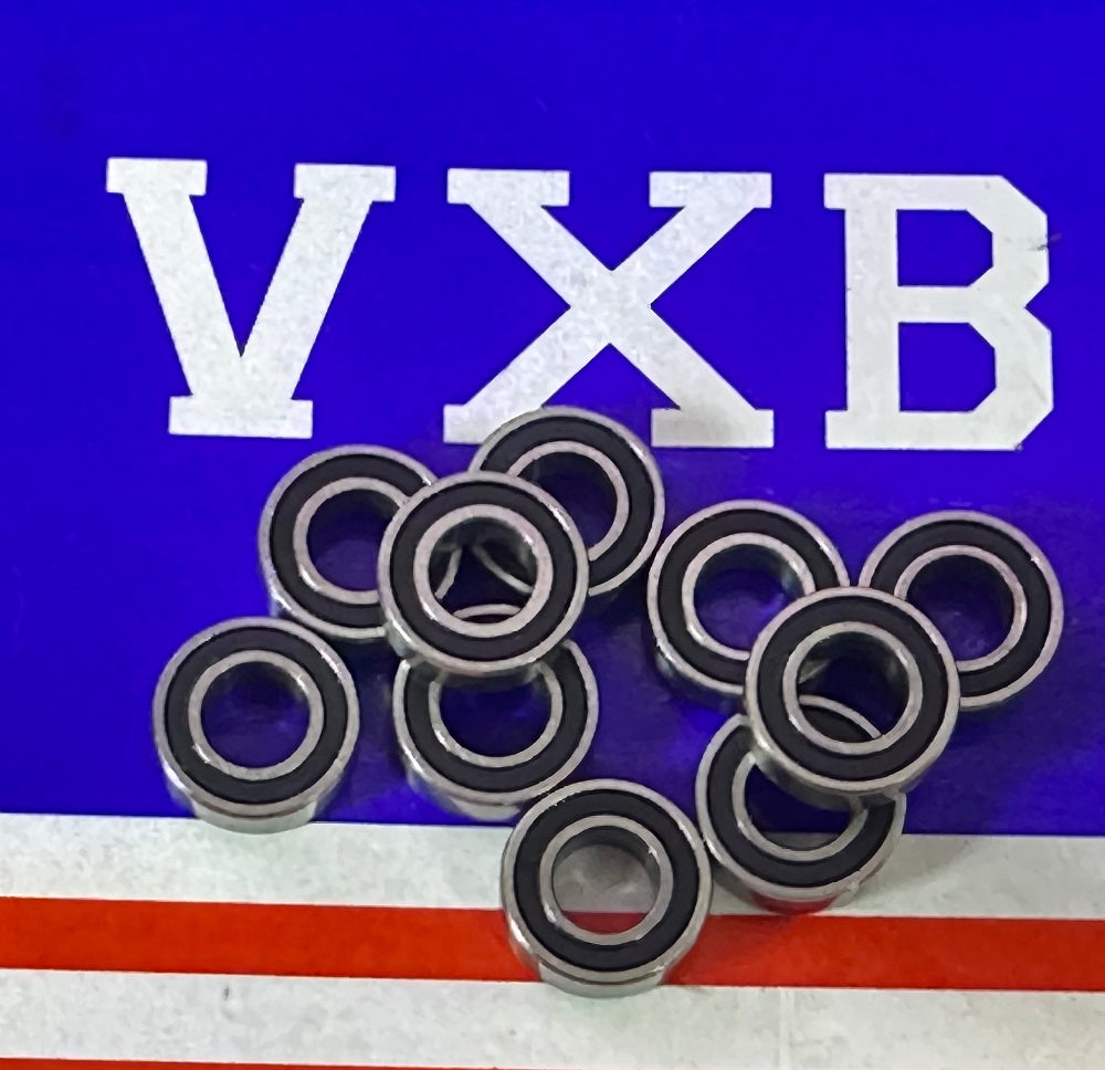 10-Pack Bearings 5x10mm Sealed 5x10x4mm Miniature