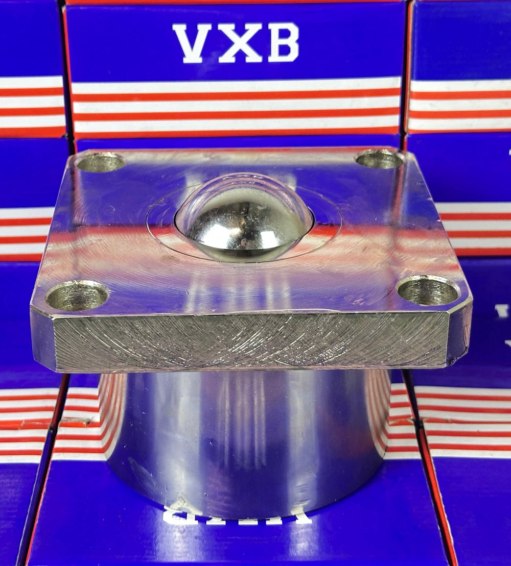1322 lbs Load Capacity Stainless Steel Flange Ball Transfer Bearing Unit Surface Bearing