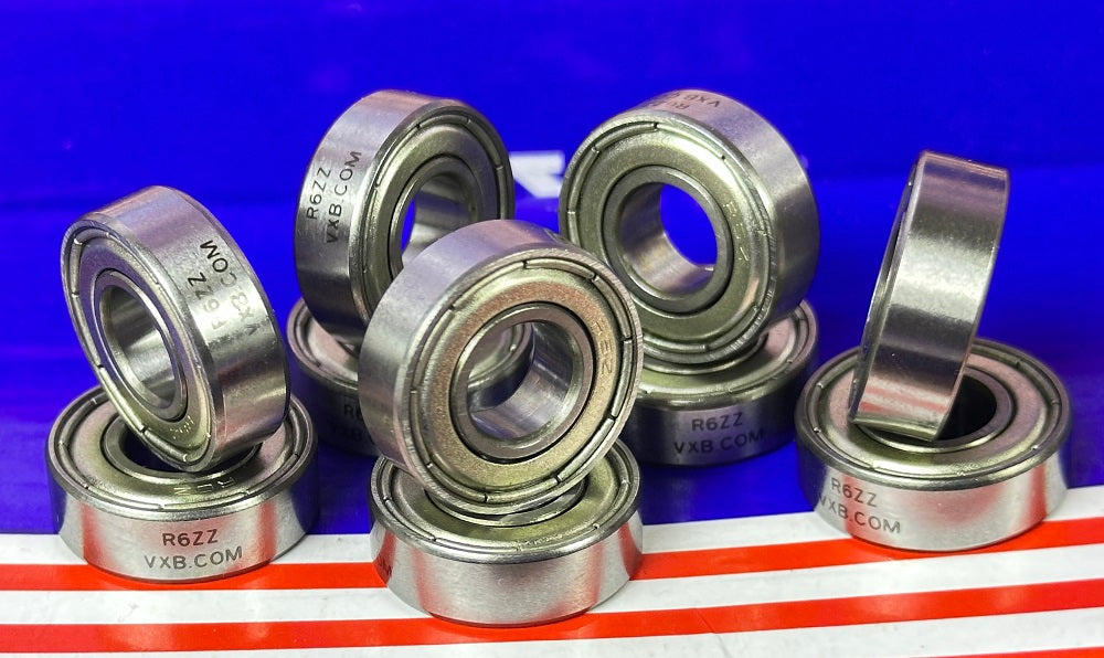 10-Pack Bearings R6ZZ 3/8" x 7/8" x 9/32" - Miniature