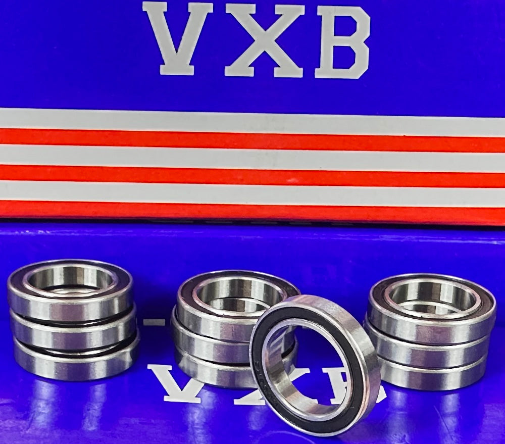10-Pack 6803-2RS Bearings 17x26x5 Sealed Ball Bearings