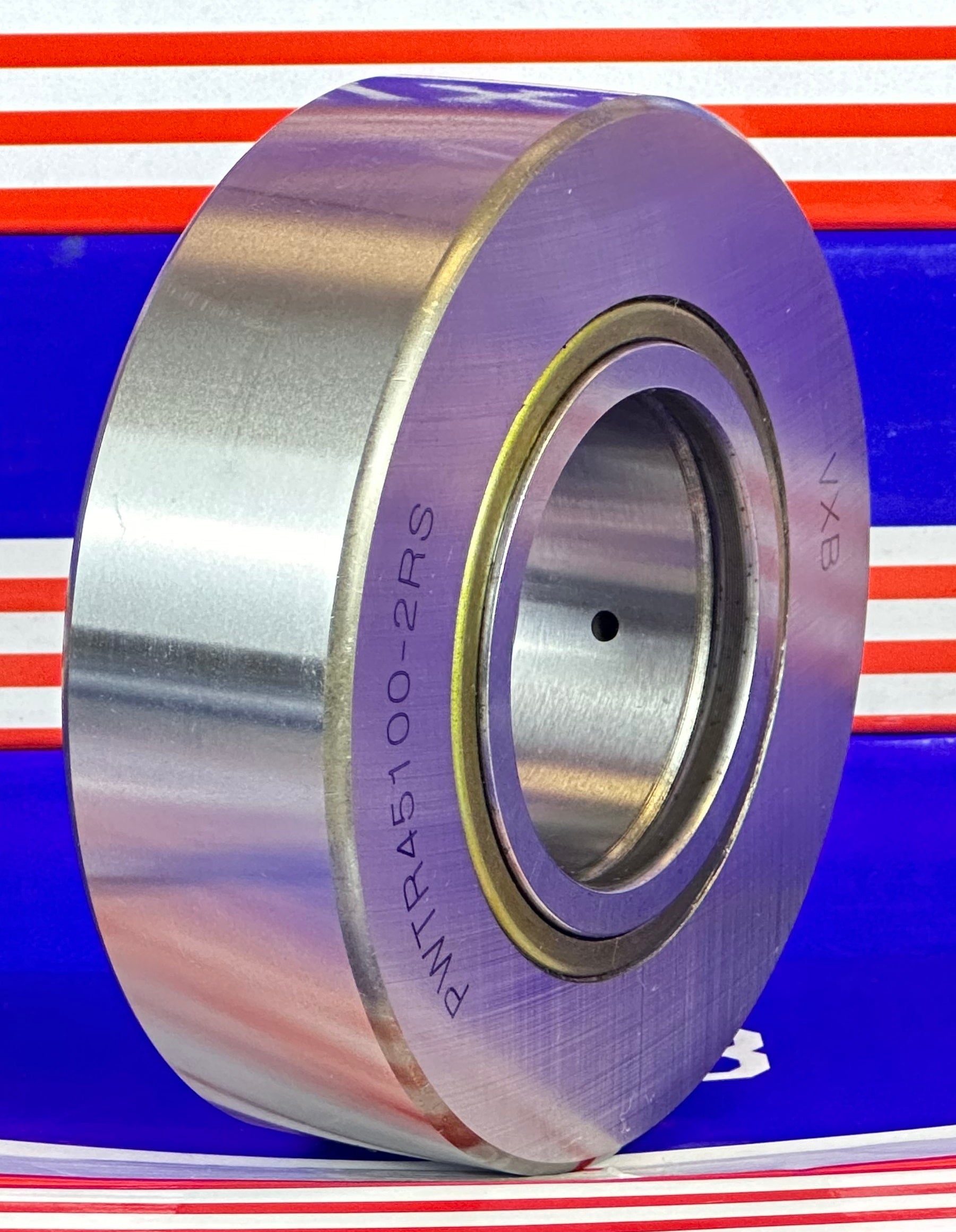 PWTR45100-2RS-XL Track Rollers Bearing Cam Follower - Cylindrical Roller Set - 2 Rubber Seal 45x100x32mm