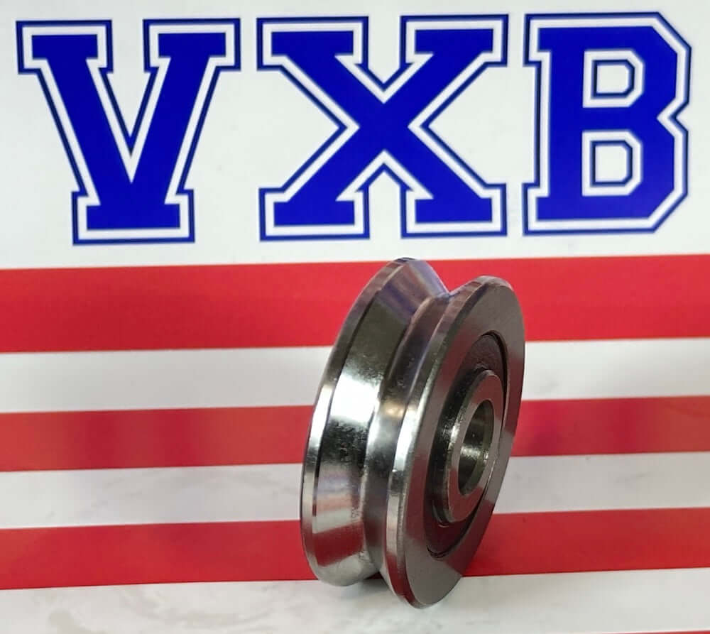 10x37x12/14mm V Groove Track Roller Bearing With Extended Inner 2mm