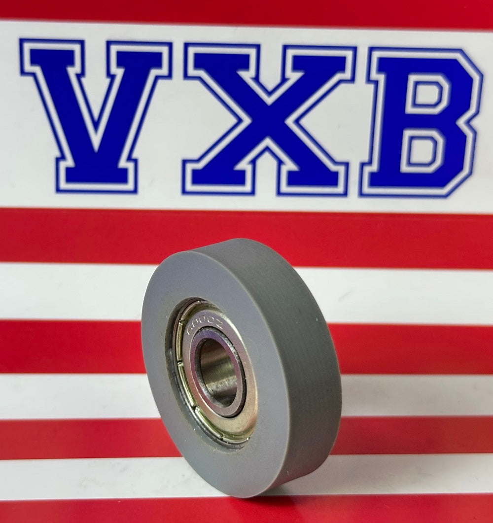 10x38x10mm PU Covered Ball Bearing - Sealed - Miniature