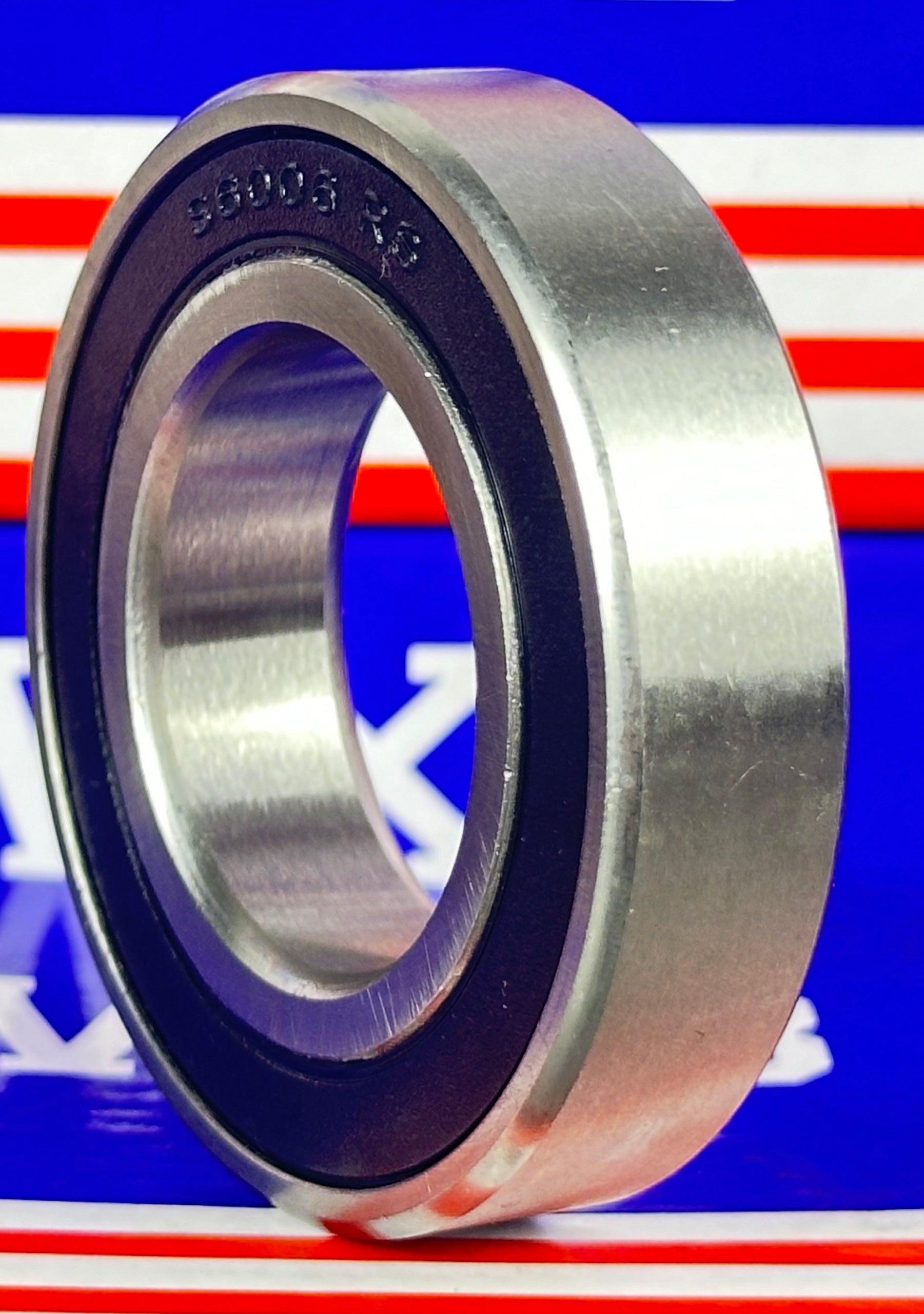 S6006-2RS Stainless Steel Hybrid Bearing 30x55x13mm Ceramic Balls Sealed Bearing