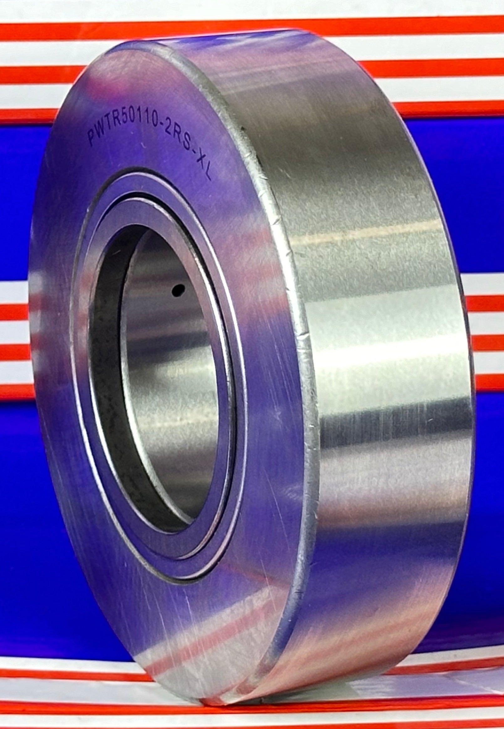 PWTR50110-2RS-XL Track Rollers Bearing Cam Follower - Cylindrical Roller Set - 2 Rubber Seal 50x110x32mm