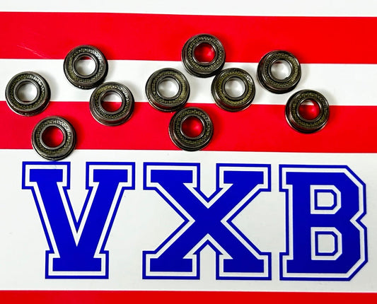 10-Pack Flanged Sealed Bearings 5x10x4 Miniature