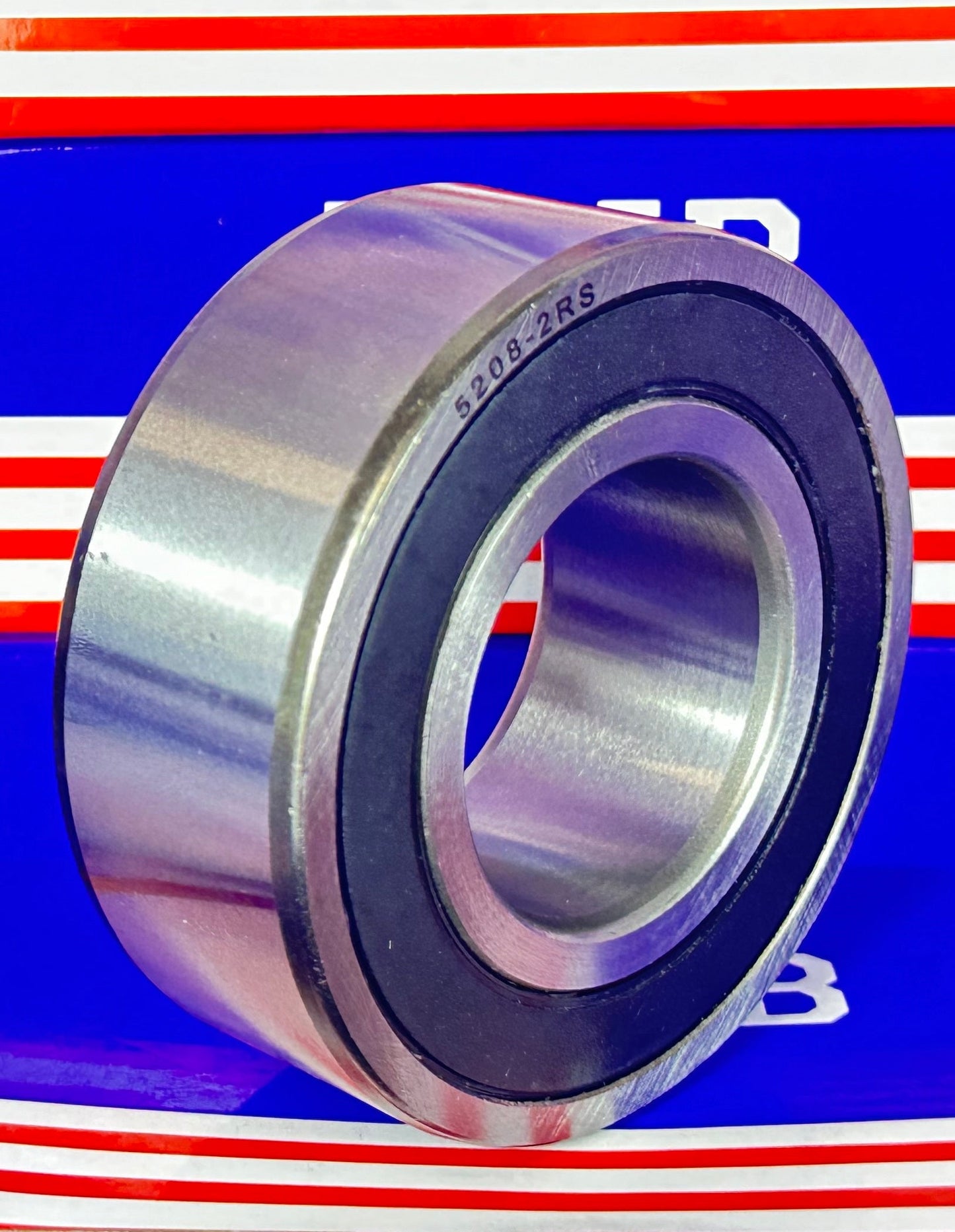 5208 2RS1 40x80x30.2 Double Row Angular Contact Bearing